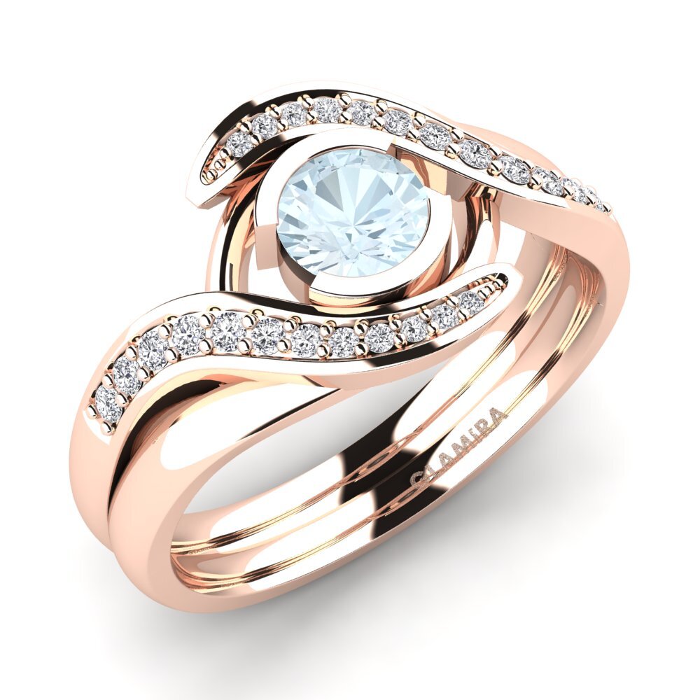Aquamarine Engagement Ring Reese