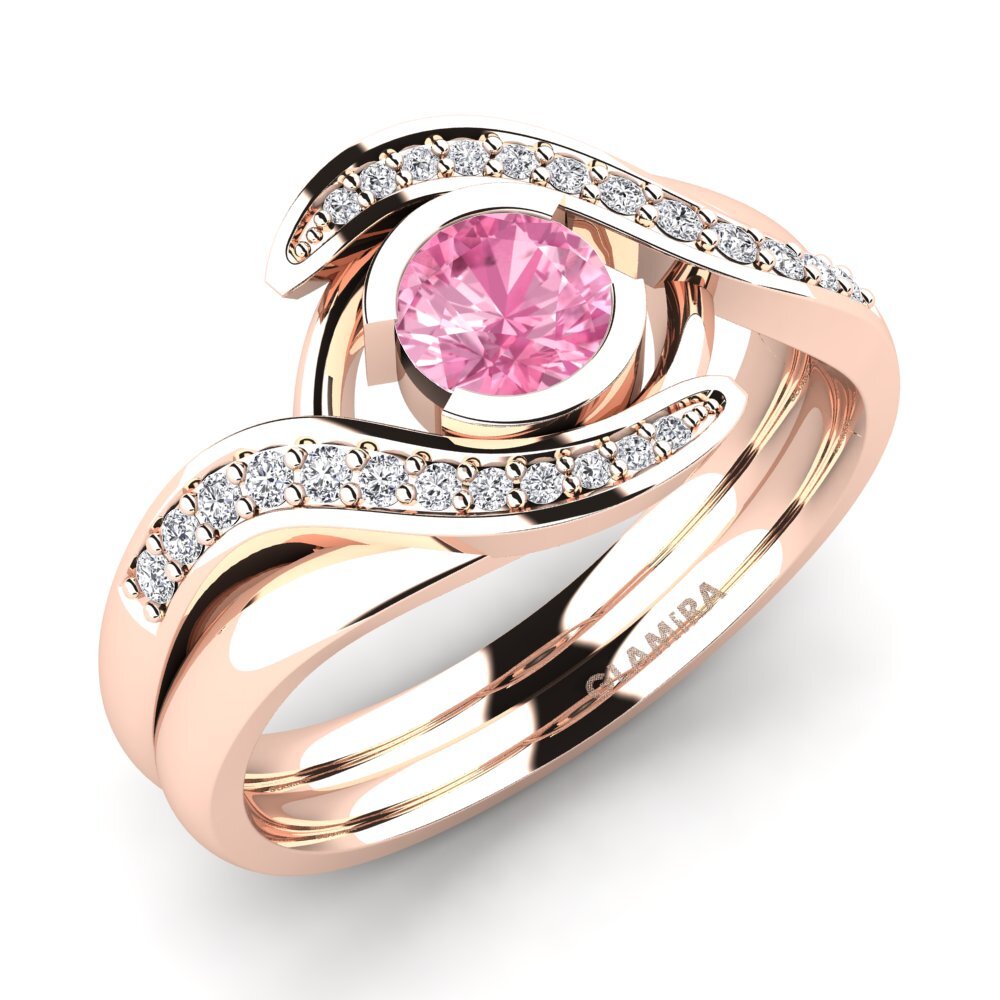 Pink Sapphire Engagement Ring Reese