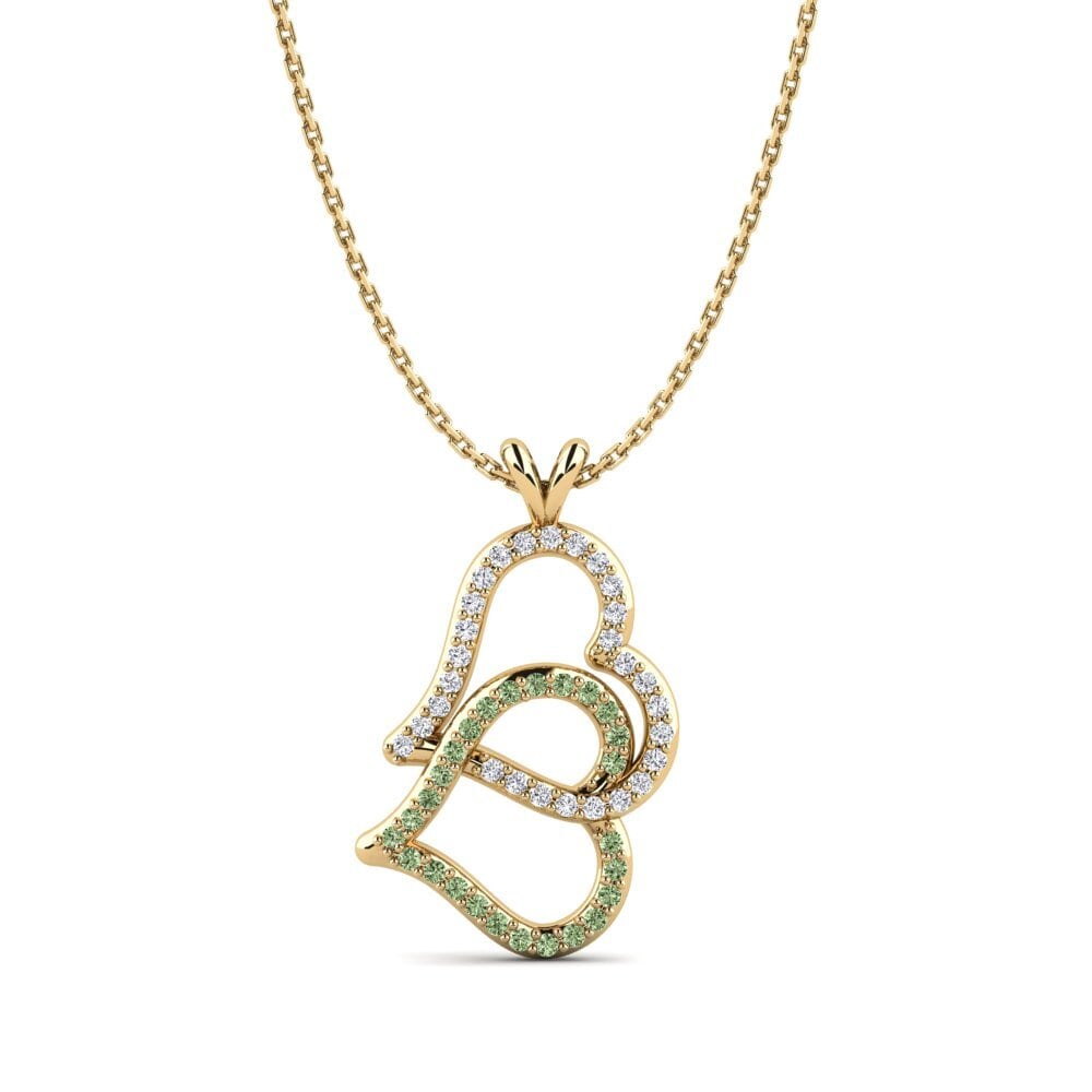 Diamant Vert Pendentif pour femme Rodos