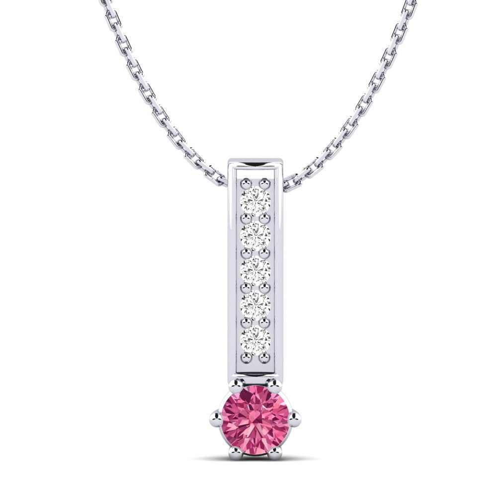 Turmalina rosa Colgante de Mujer Rolisha