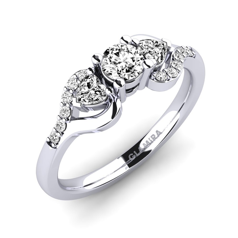 Moissanita Anillo de compromiso Roselina