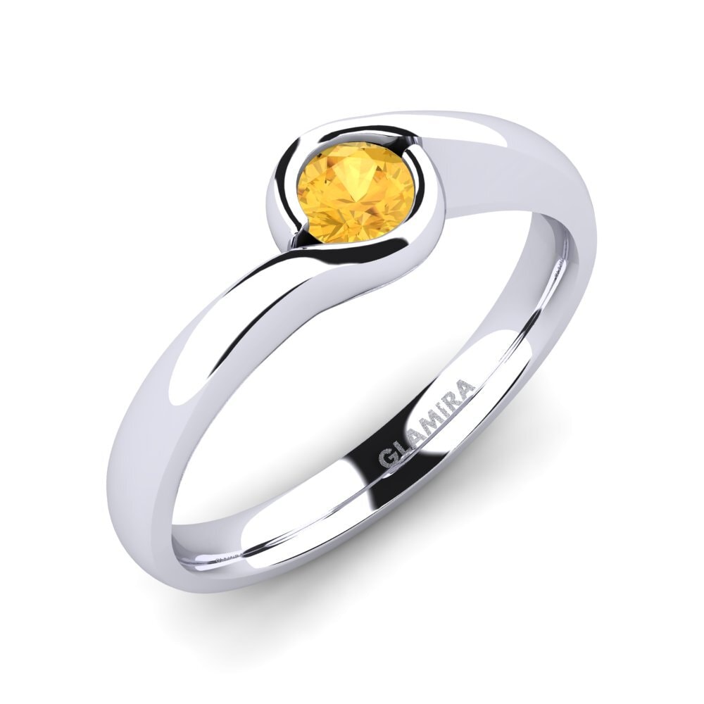 Citrine Engagement Ring Sabella 0.25 crt