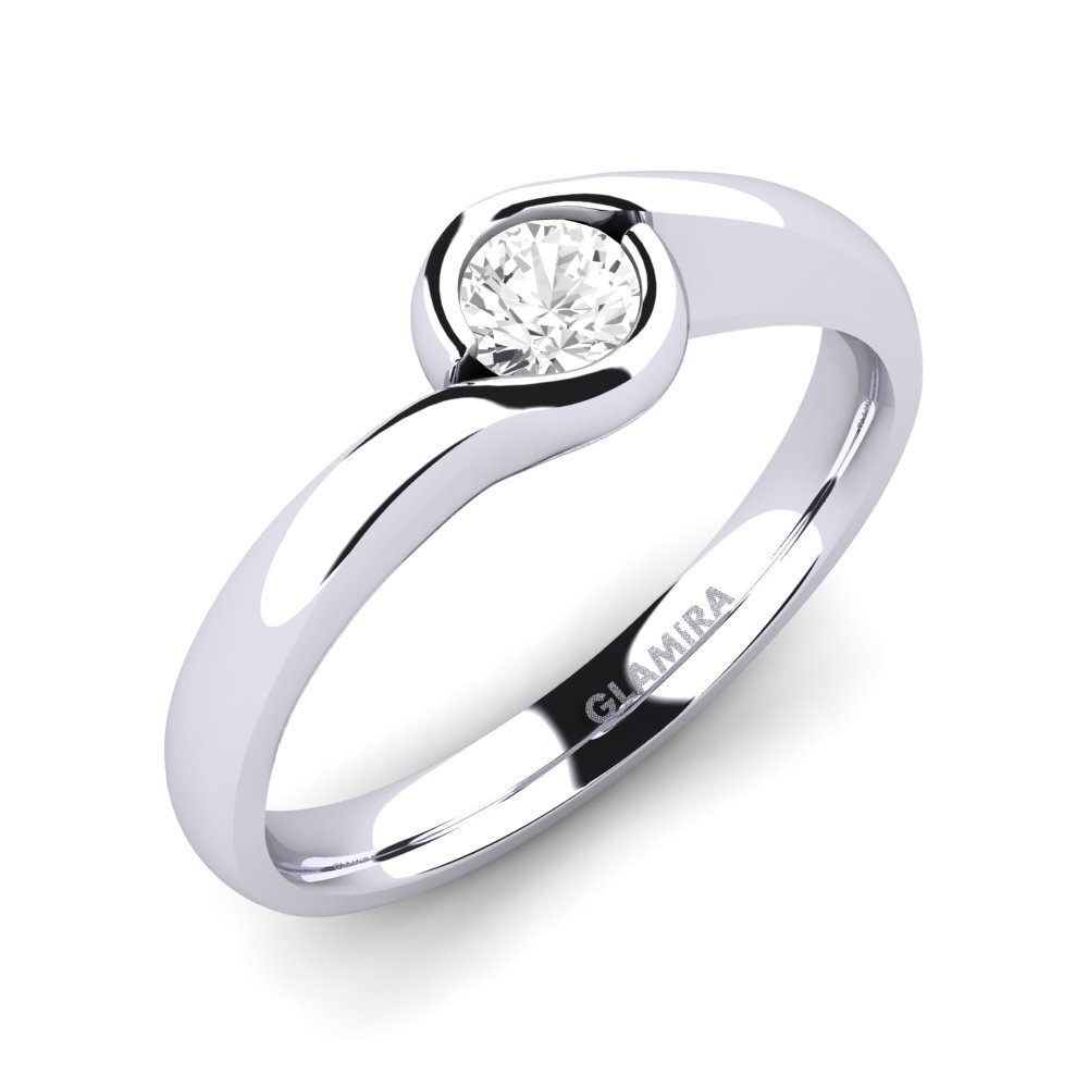 White sapphire Engagement Ring Sabella 0.25 crt