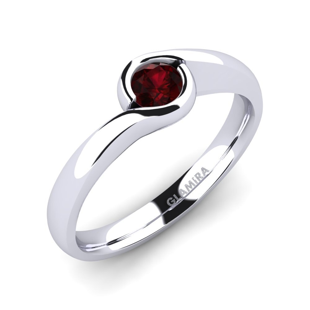 Garnet Engagement Ring Sabella 0.25 crt