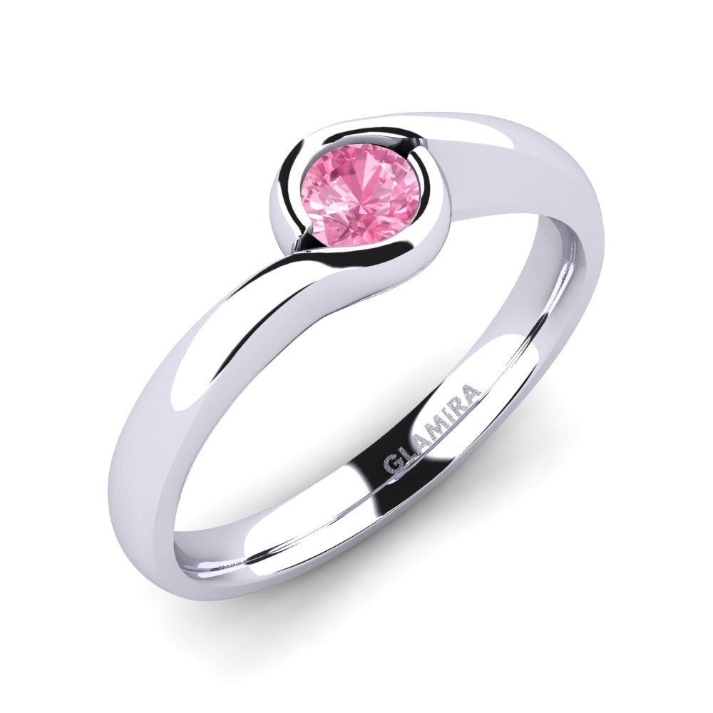 Pink Sapphire Engagement Ring Sabella 0.25 crt