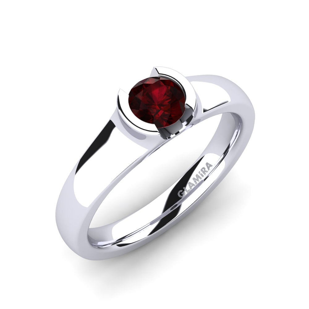 Garnet Engagement Ring Sabrina