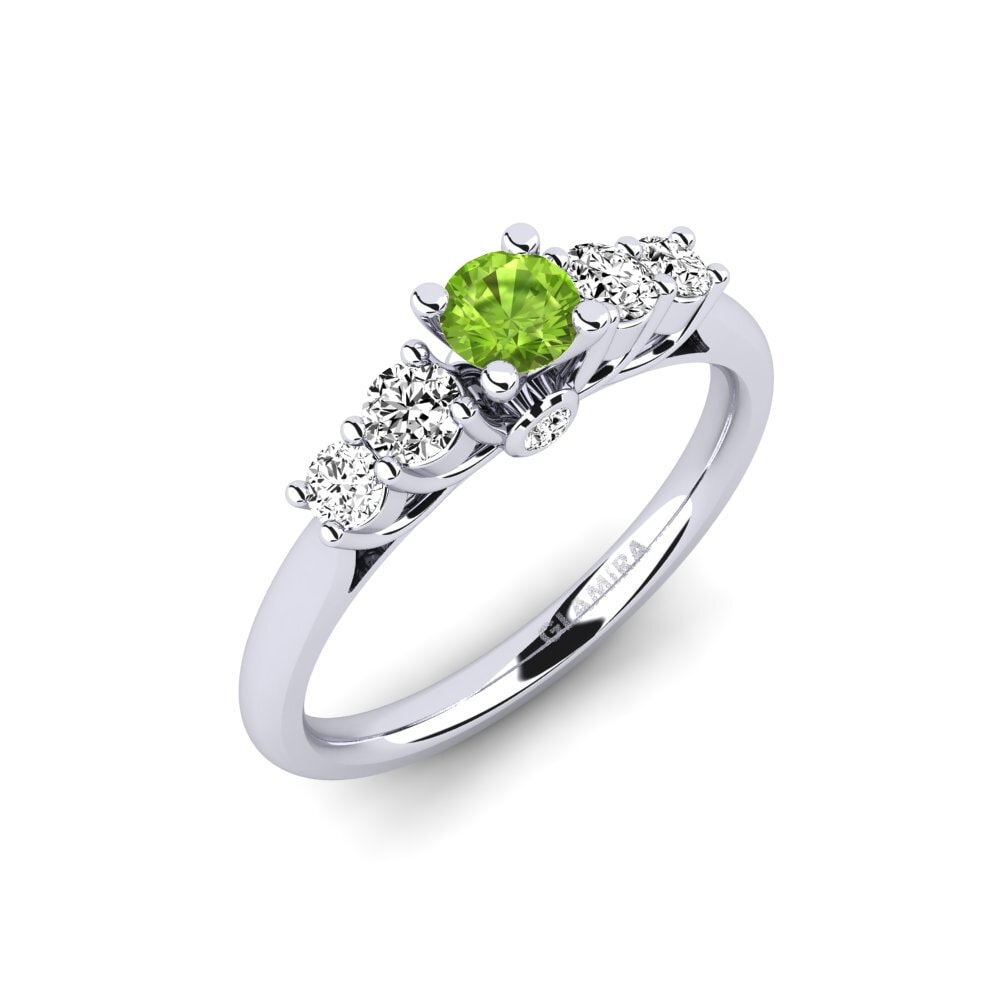 Peridoto Anello di fidanzamento Sadie 0.25 crt