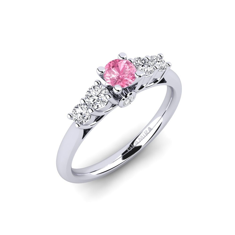 Pink Sapphire Engagement Ring Sadie 0.25 crt