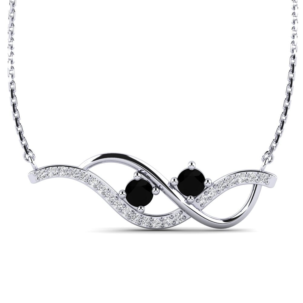 Black Sapphire Women's Necklace Simonetta
