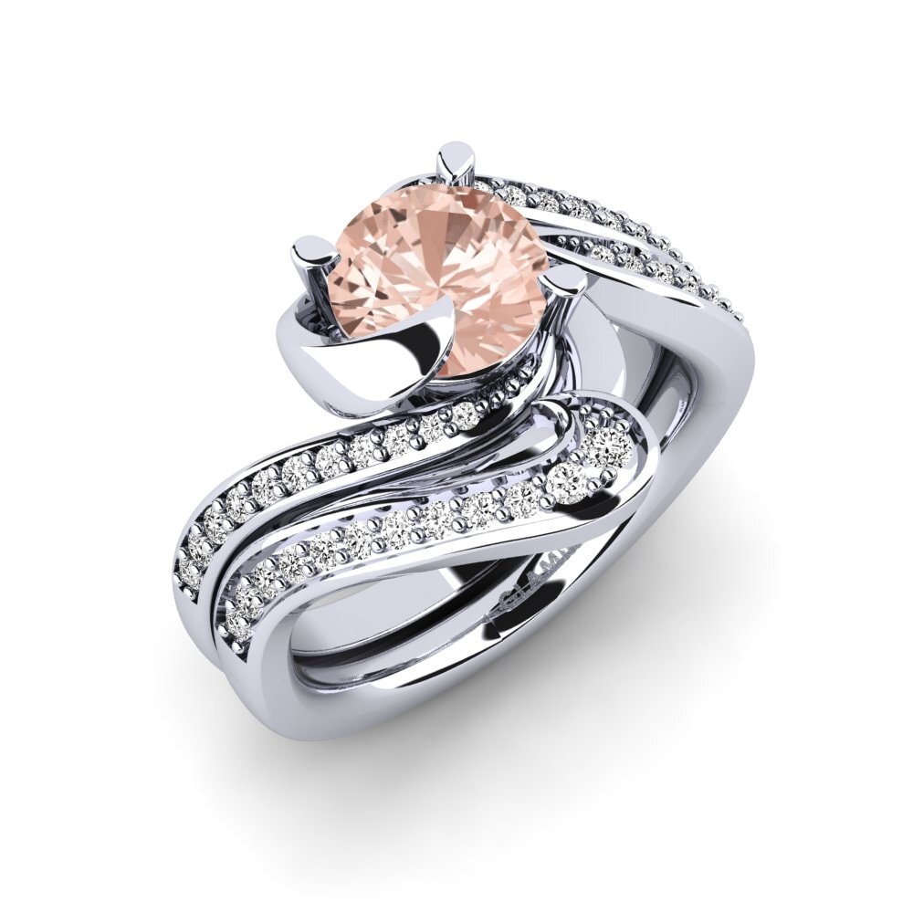 Morganita Set de Anillos Sinuous