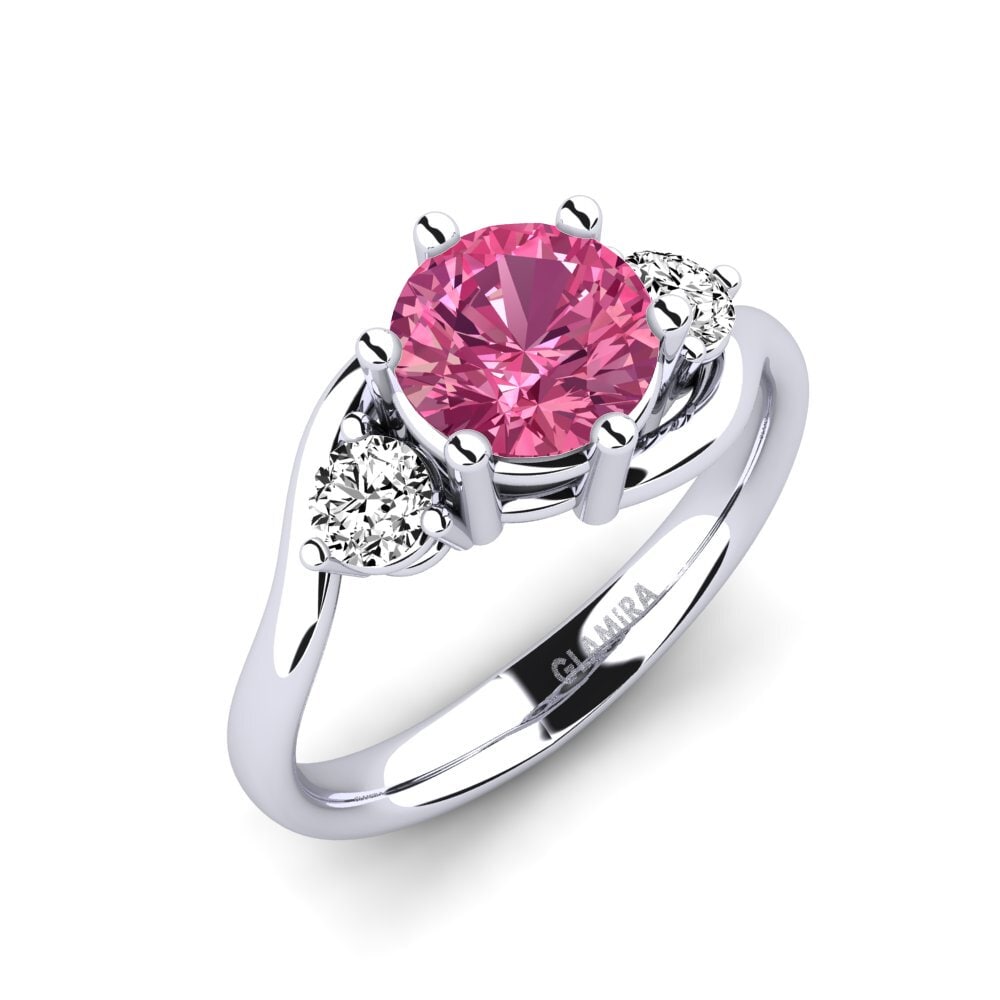 Rosa Turmalin Verlobungsring Skarlette