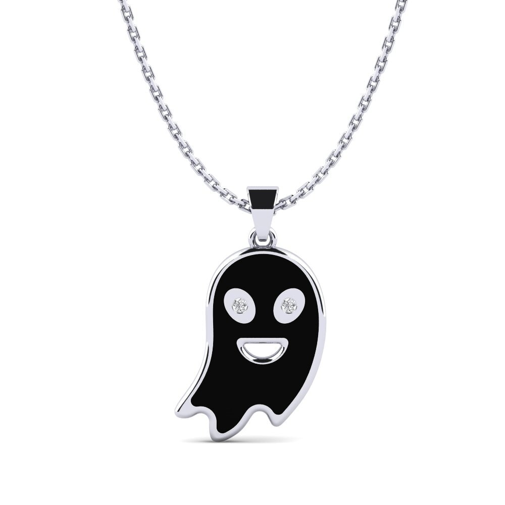 9ct White Gold Women's Pendant Marie