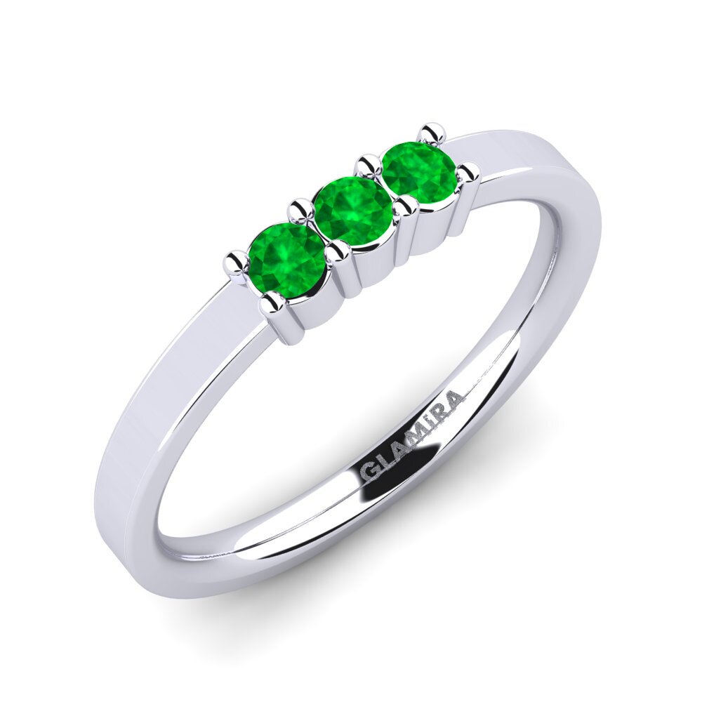 Emerald Bridal Set Soulmates Ring B