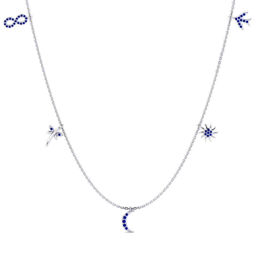 Đá Sapphire Dây chuyền nữ Suzette