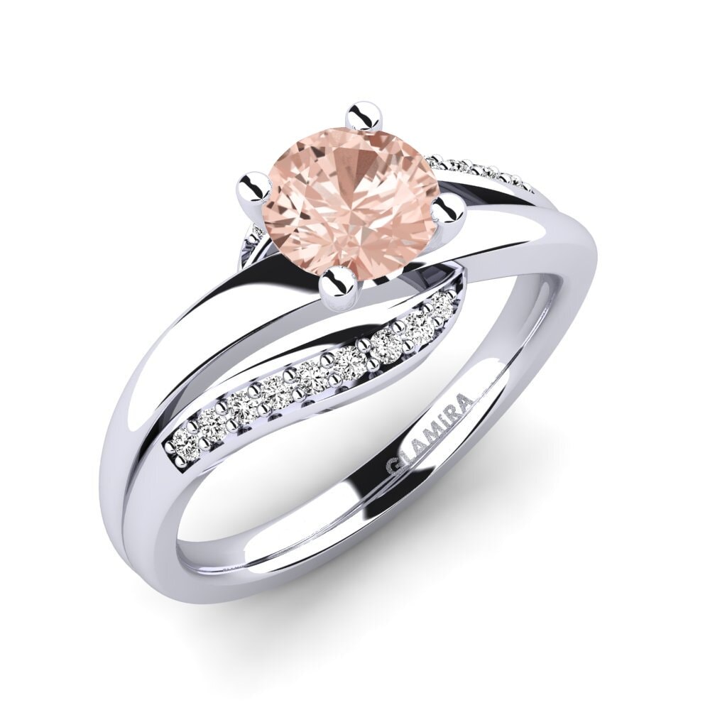 Morganite Engagement Ring Sydney 0.8 crt