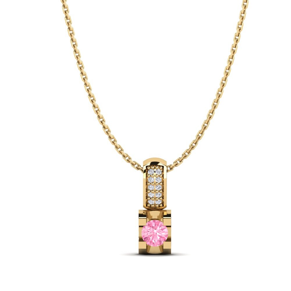 Pink Sapphire Women's Pendant Tania