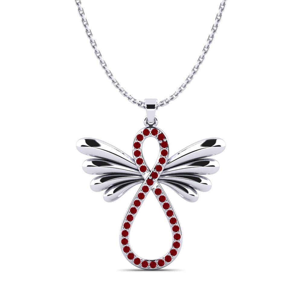 Red Zirconia Women's Pendant Tashira