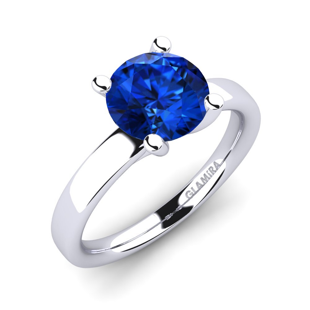 Safiro (Creado en Laboratorio) Anillo de compromiso Titina 2.0 crt
