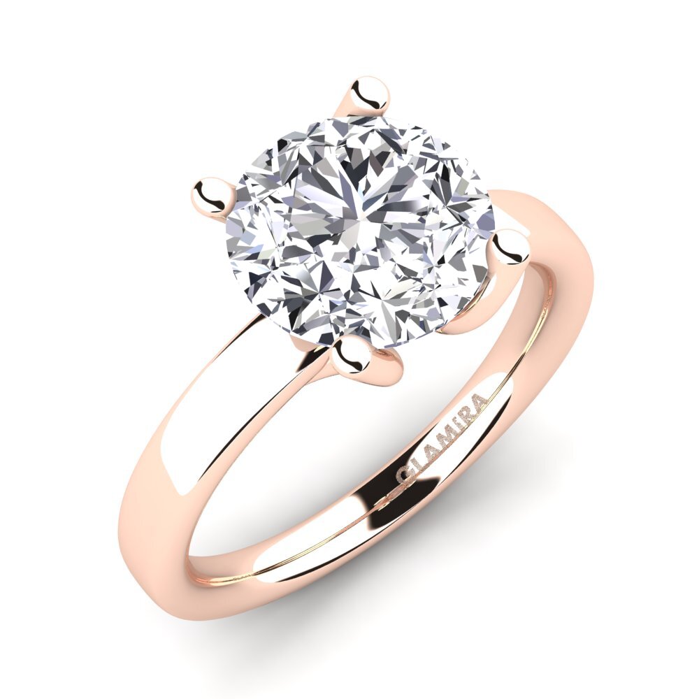 14ct Rose Gold Engagement Ring Titina 3.0 crt