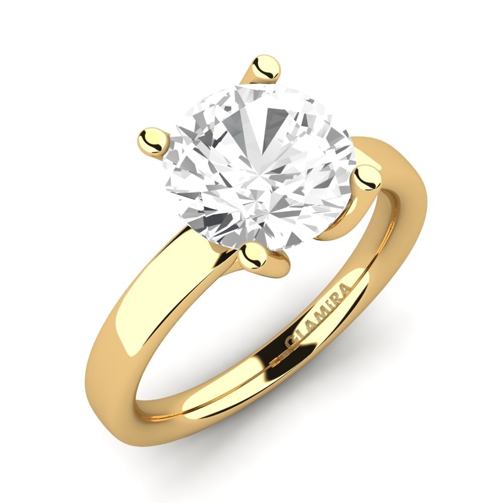 White sapphire Engagement Ring Titina 3.0 crt