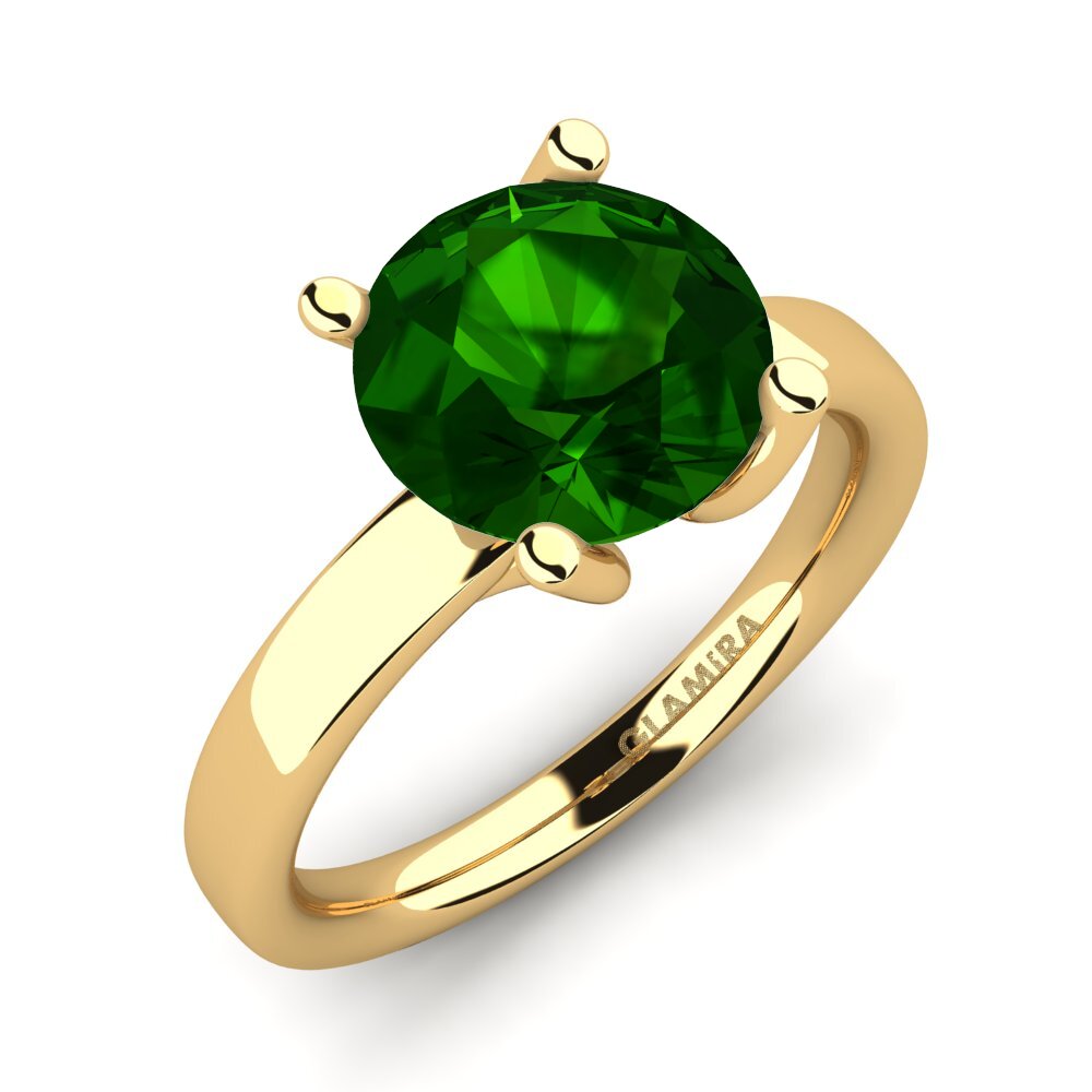 Tourmaline Verte Bague de fiançailles Titina 3.0 crt
