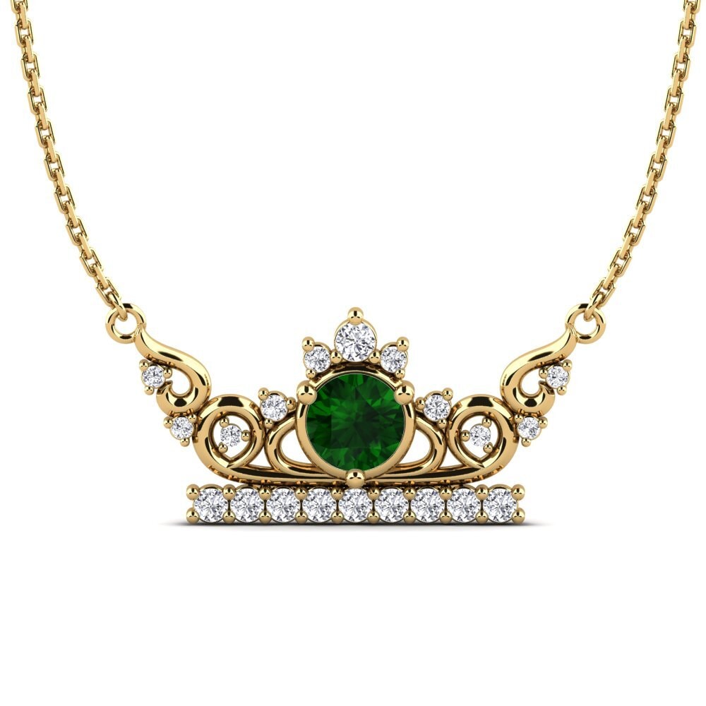 Green Tourmaline Women's Necklace Tonje