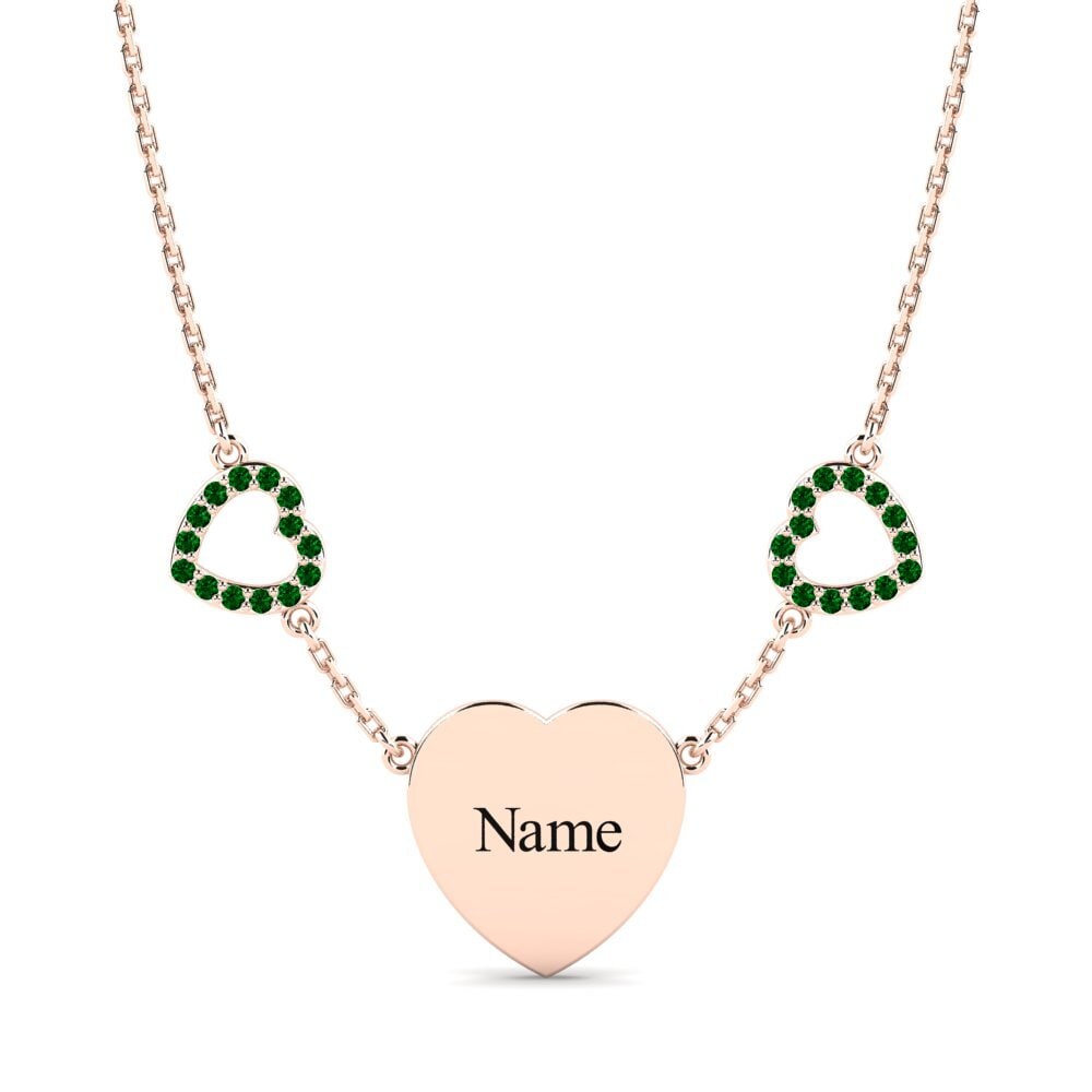 Green Zirconia Women's Necklace Vanya