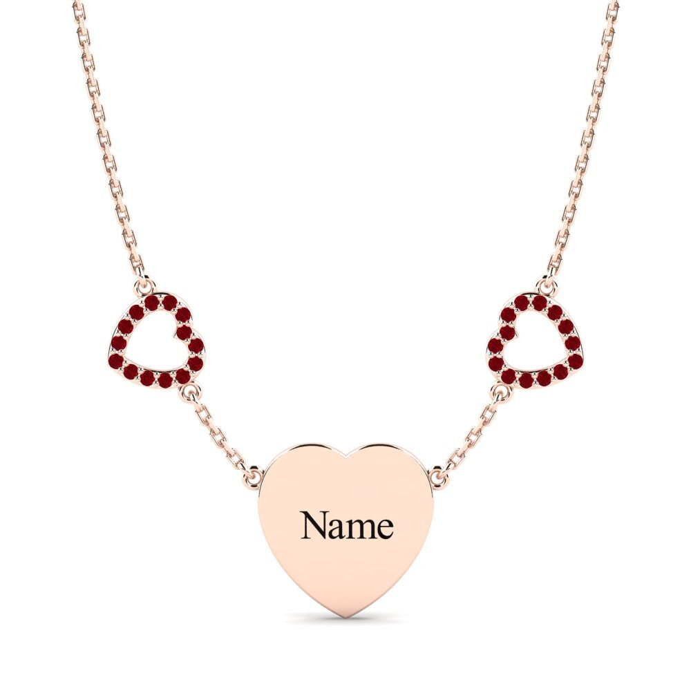 Red Zirconia Women's Necklace Vanya