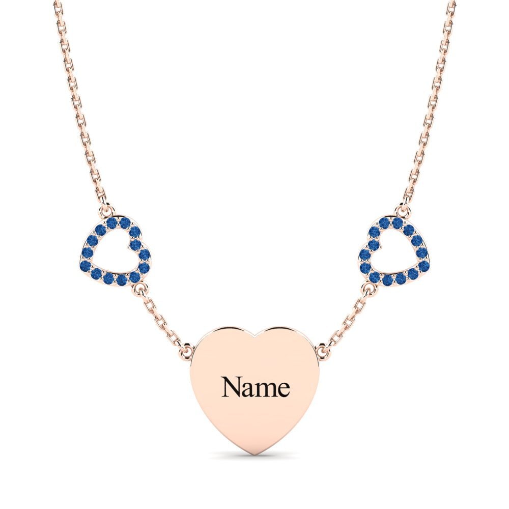 Dark Blue Zirconia Women's Necklace Vanya