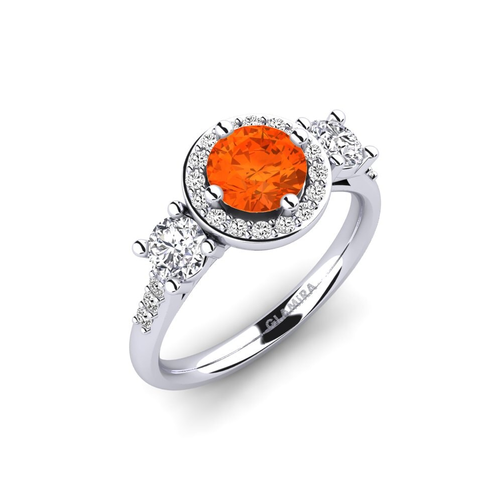 Fire Opal Engagement Ring Venetus