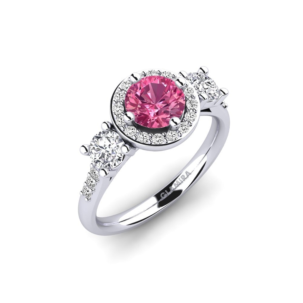 Pink Tourmaline Engagement Ring Venetus