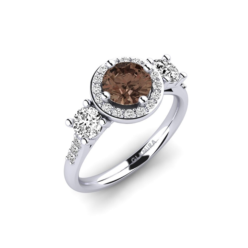 Quarzo Fumé Anello di fidanzamento Venetus