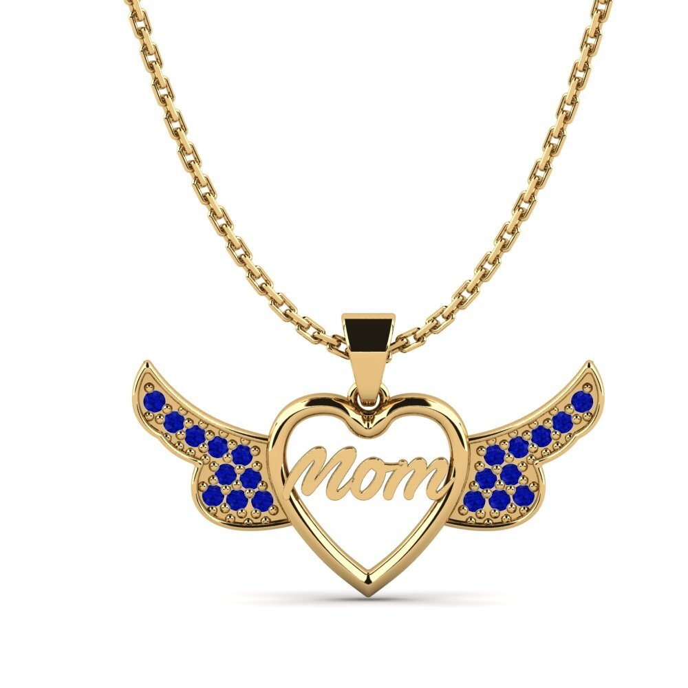 Saphir Damen anhänger Vestal