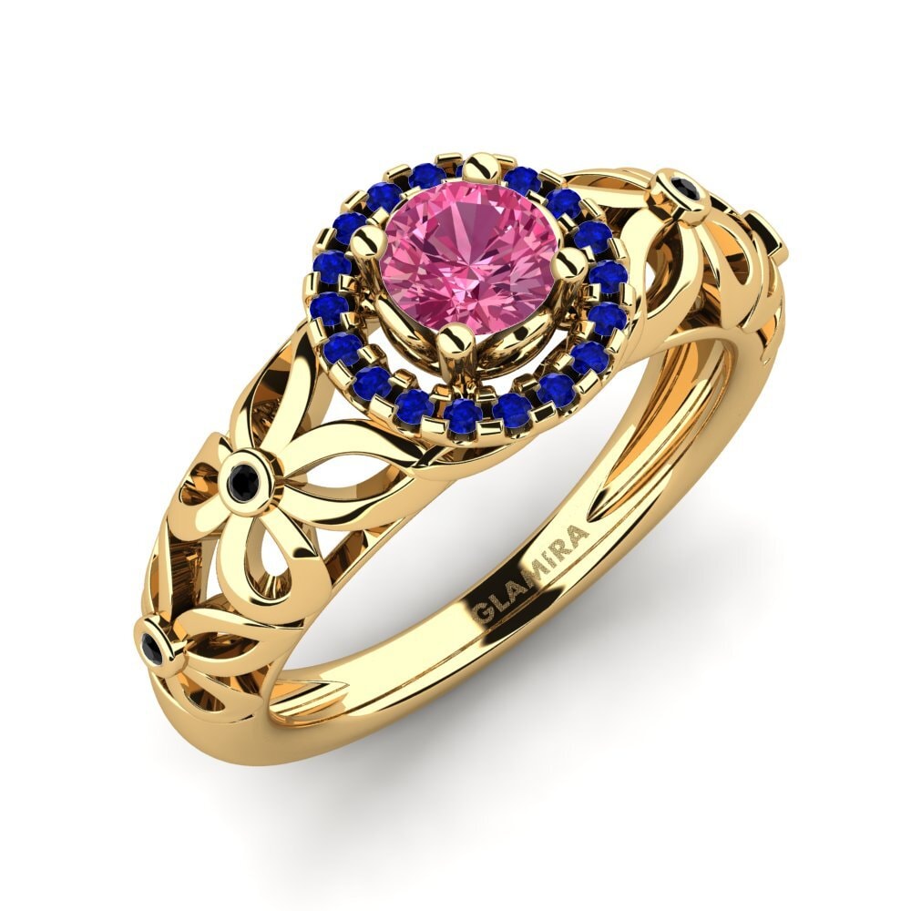 Pink Tourmaline Engagement Ring Vivyan