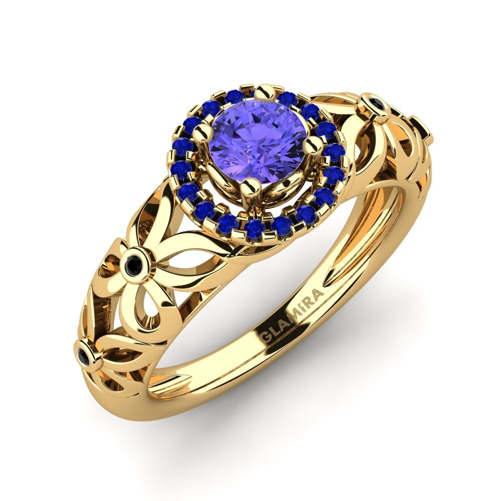 Tanzanita Anillo de compromiso Vivyan