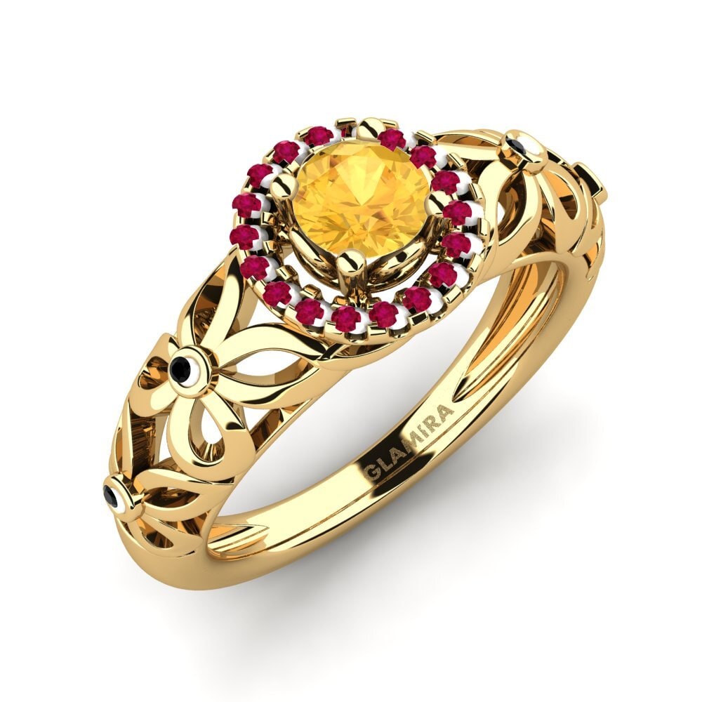 Citrine Engagement Ring Vivyan