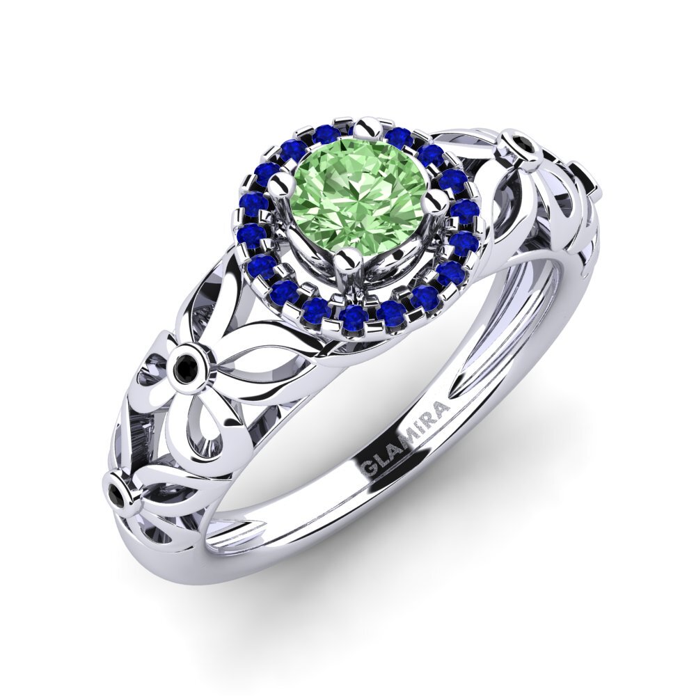 9k White Gold Engagement Ring Vivyan