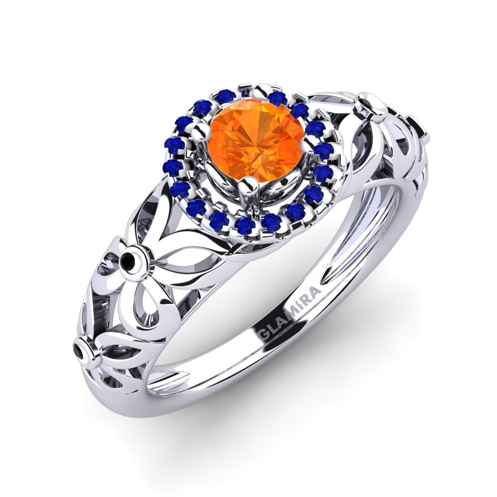 14ct White Gold Engagement Ring Vivyan