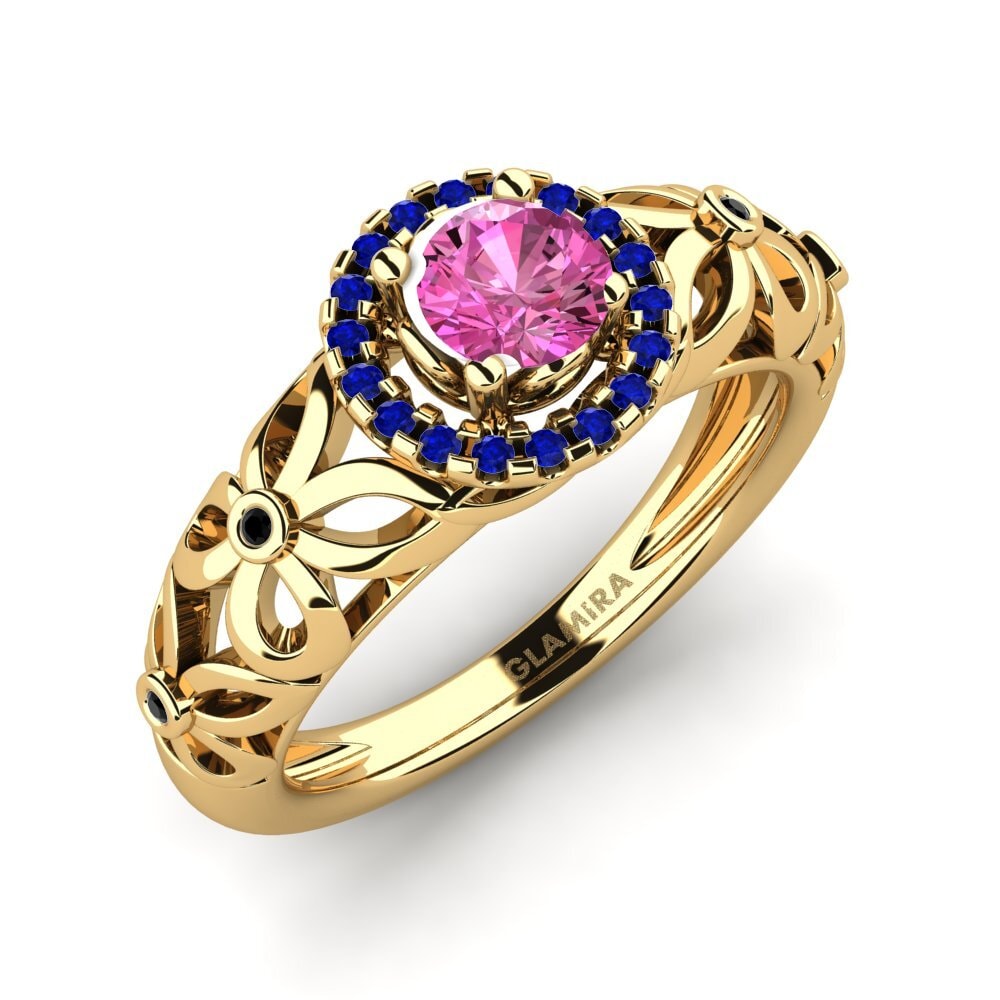 Pink Topaz Engagement Ring Vivyan