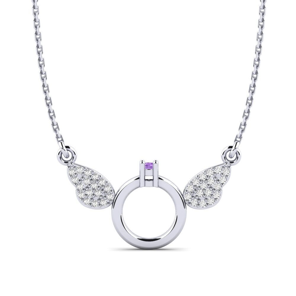 Amethyst Damen halskette Yanisyarvi
