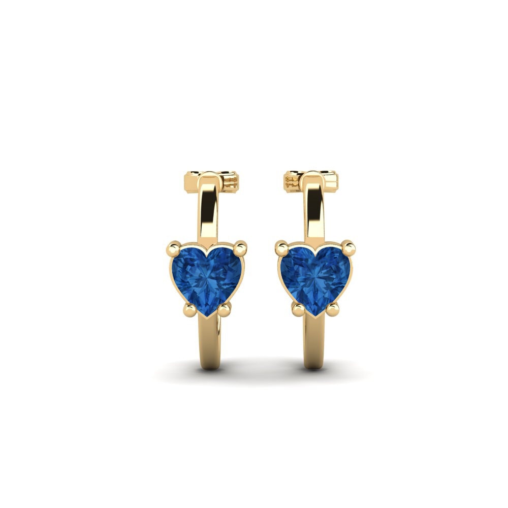 Dark Blue Zirconia Women's Earring Celineas