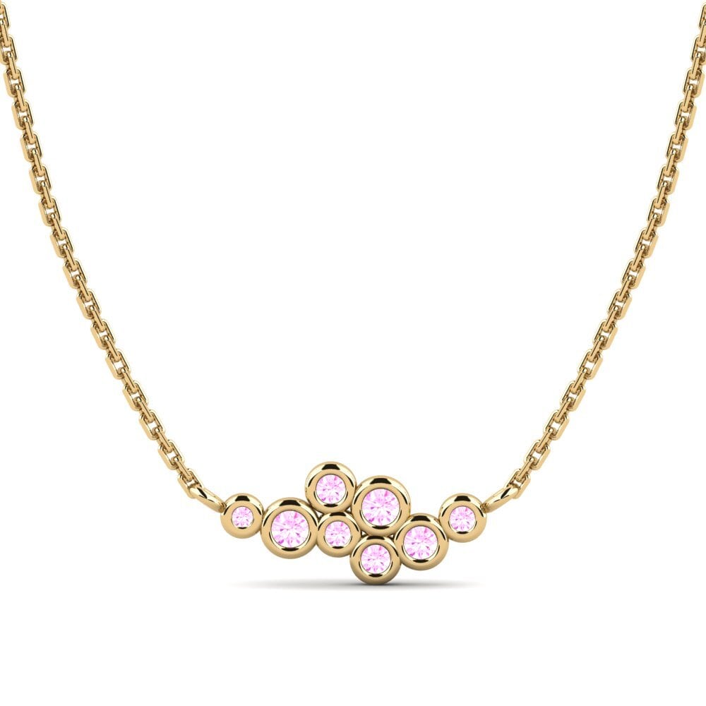 Zafiro Rosado Collar de Mujer Ehdaf