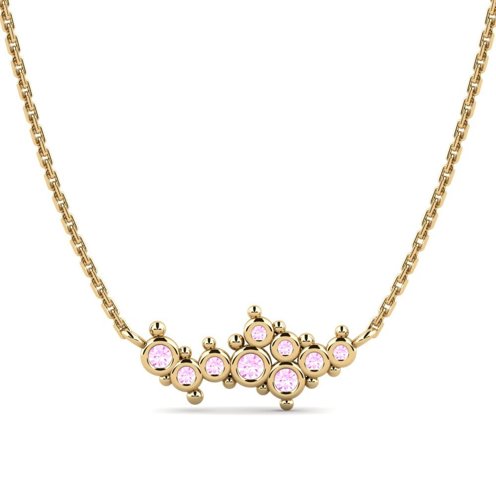 Zafiro Rosado Collar de Mujer Ehram