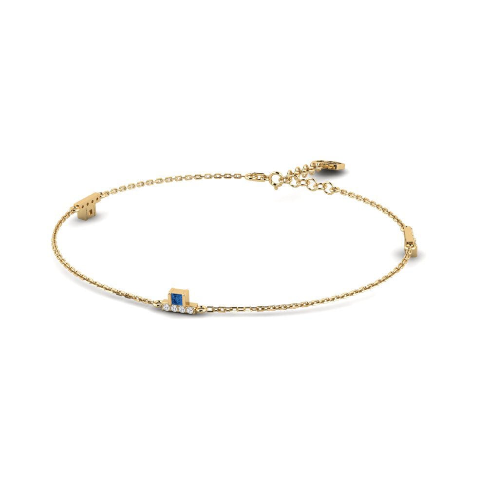 Circonita Azul Oscuro Pulsera de Mujer Halvergate