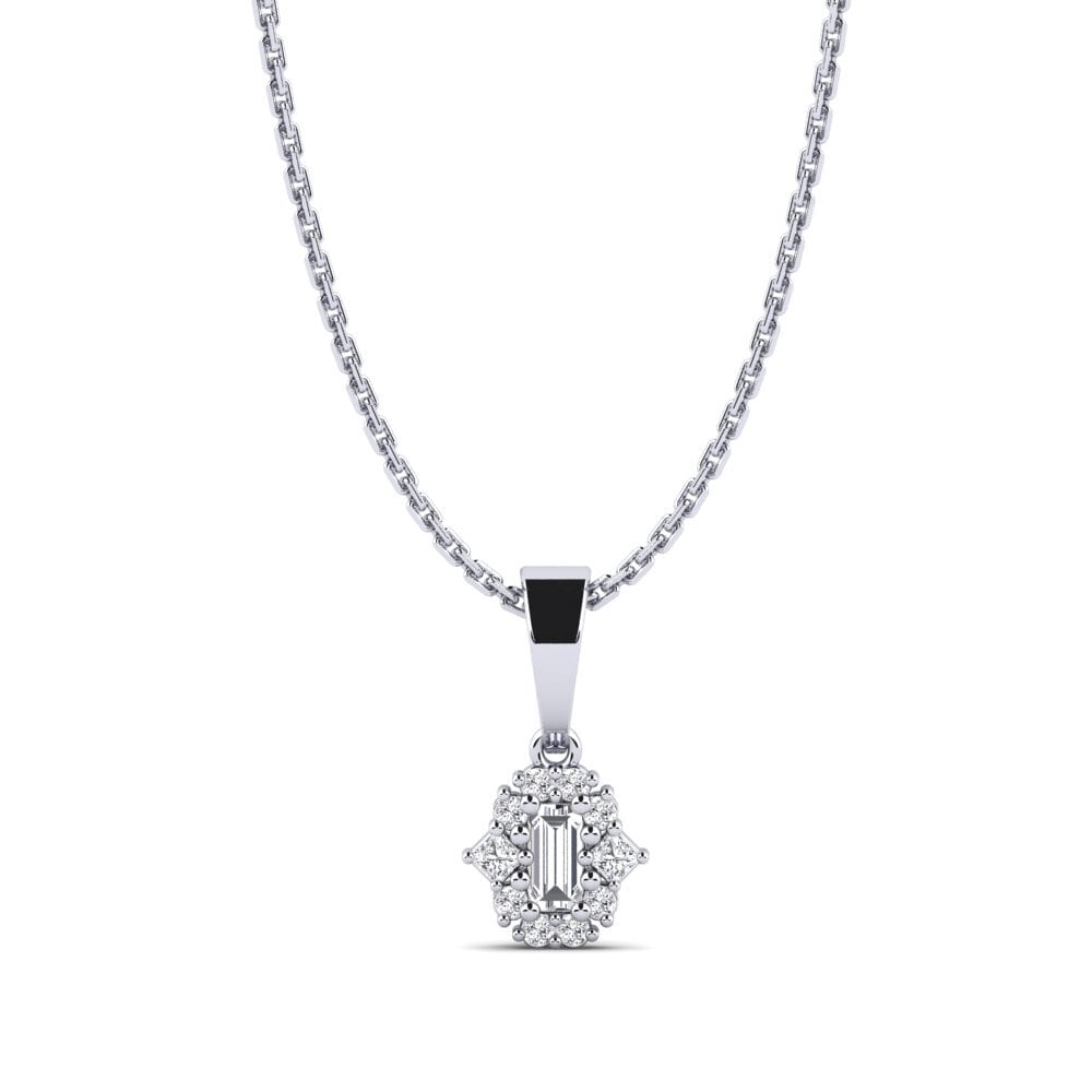 18ct White Gold Women's Pendant Kennacraig