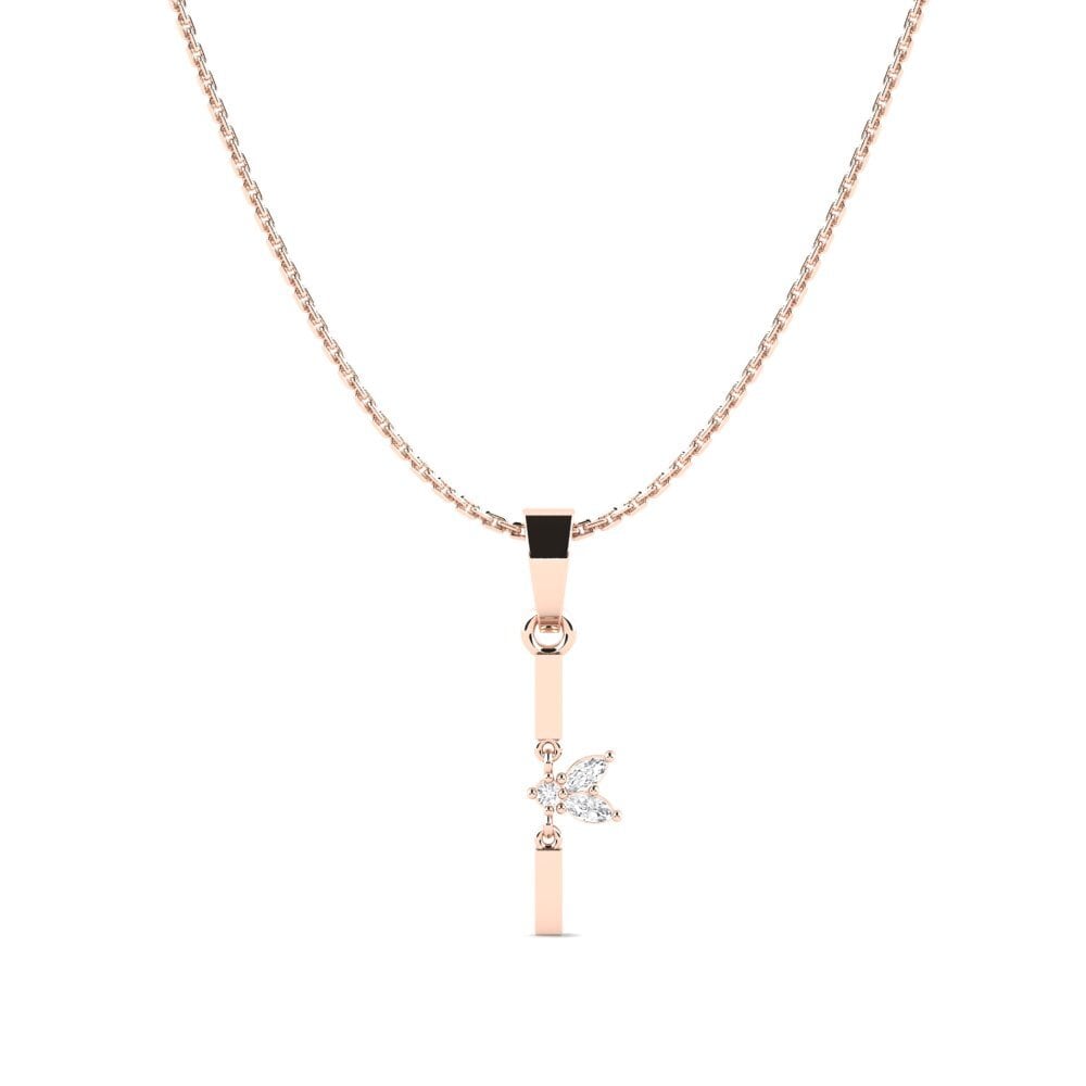 14ct Rose Gold Women's Pendant Rikkat