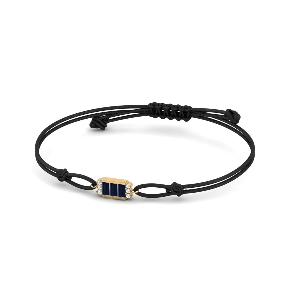 Sapphire Cord Bracelet Saman