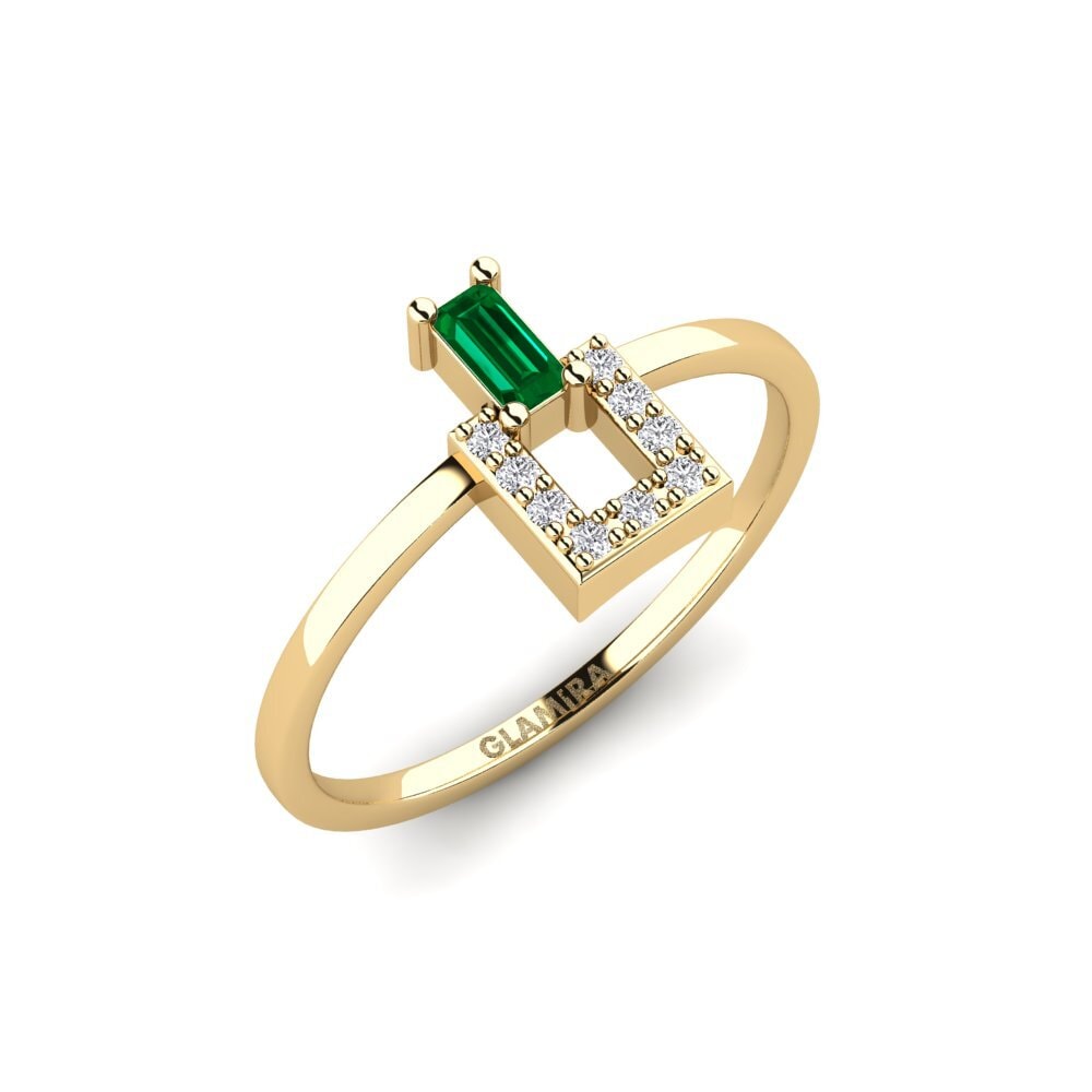 Green Zirconia Ring Scrabster