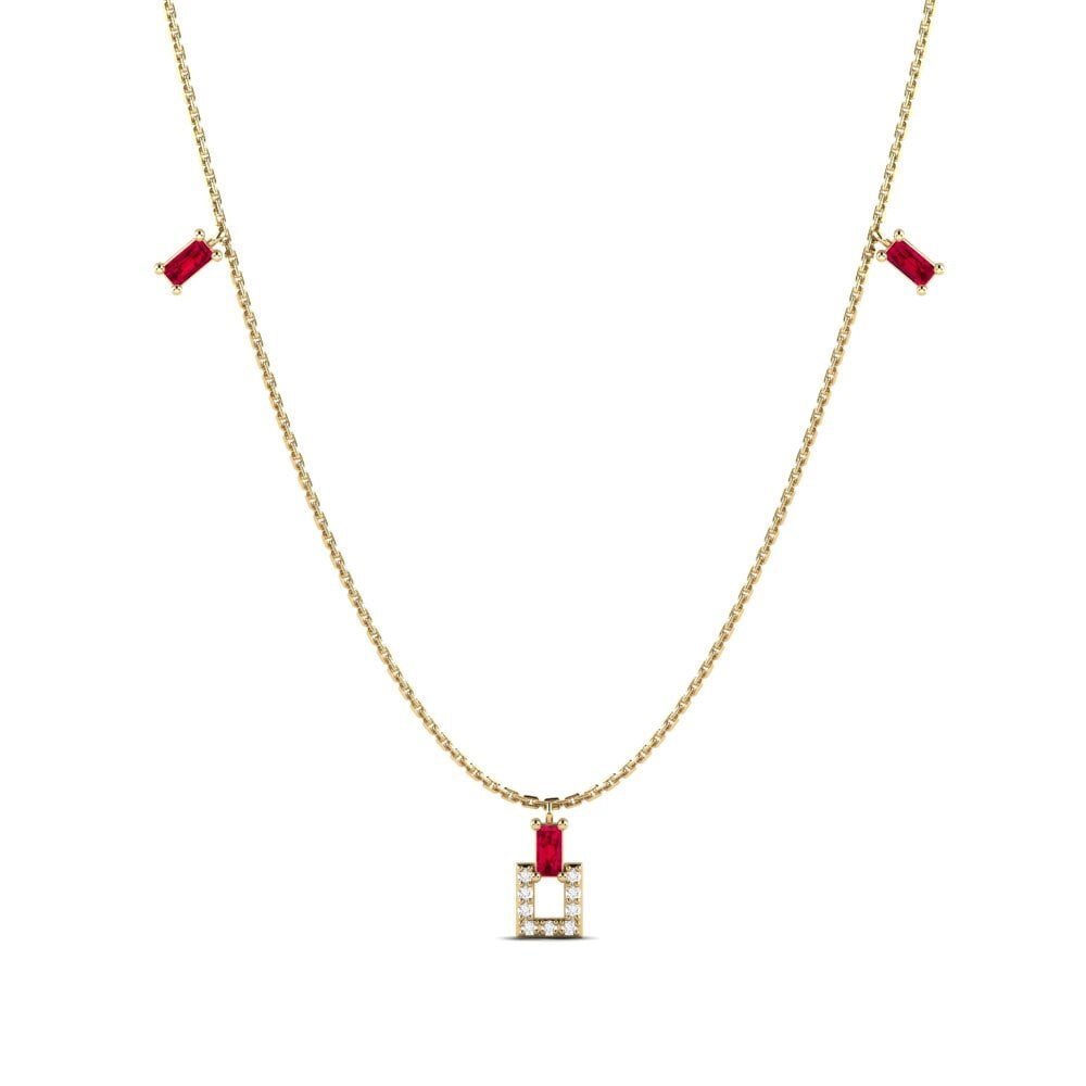 Ruby Women's Necklace Sligachan