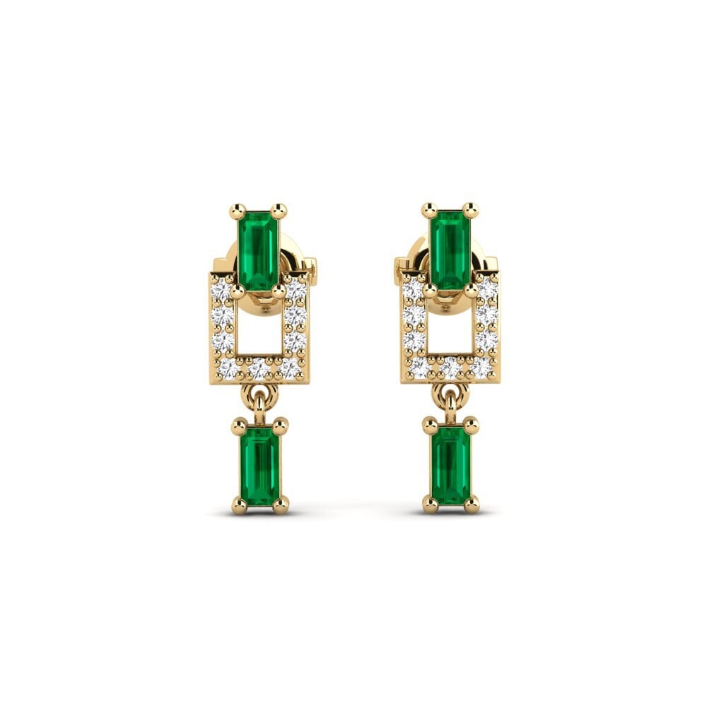 Circonita Verde Pendiente de mujer Tetbury